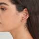  Into The Blue - Ear studs - Silver / Rhodium plated - Turquoise